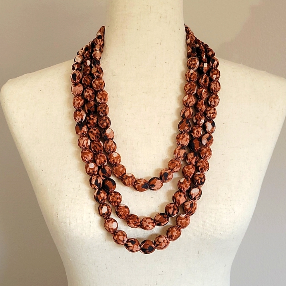 3 string Bead Necklace